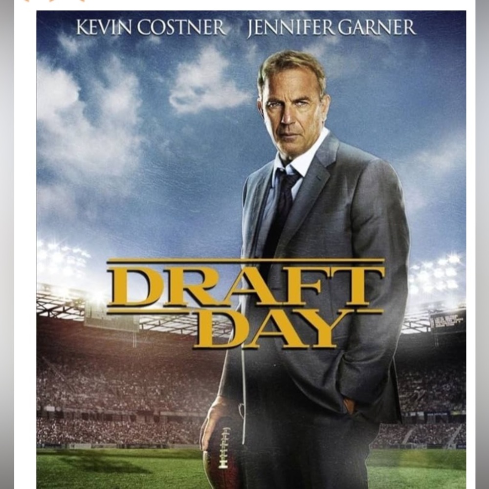 🍿 4/$20 Draft Day DVD Kevin Costner Jennifer Garner Sports Drama Movie